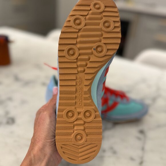 Adidas SL 72 OG | Semi Flash Aqua / Bright Red | Women's Size 7.5 US or 6 UK - Picture 5 of 7